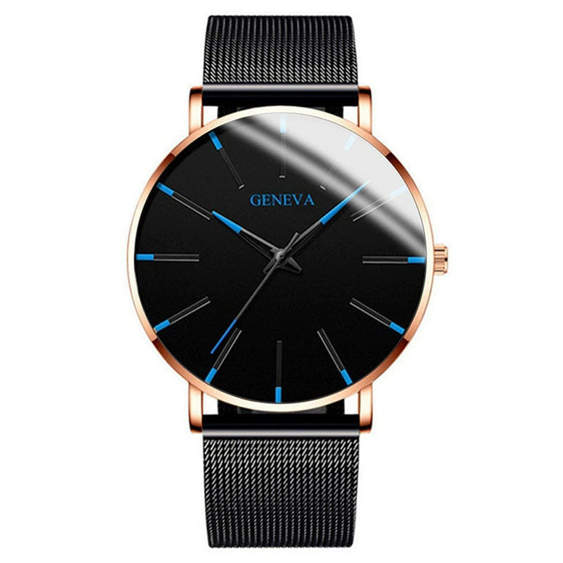 Fashion Blue-Tipped Quartz Watch - Free Shipping - aurelia-clothing-8955