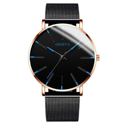 Fashion Blue-Tipped Quartz Watch - Free Shipping - aurelia-clothing-8955