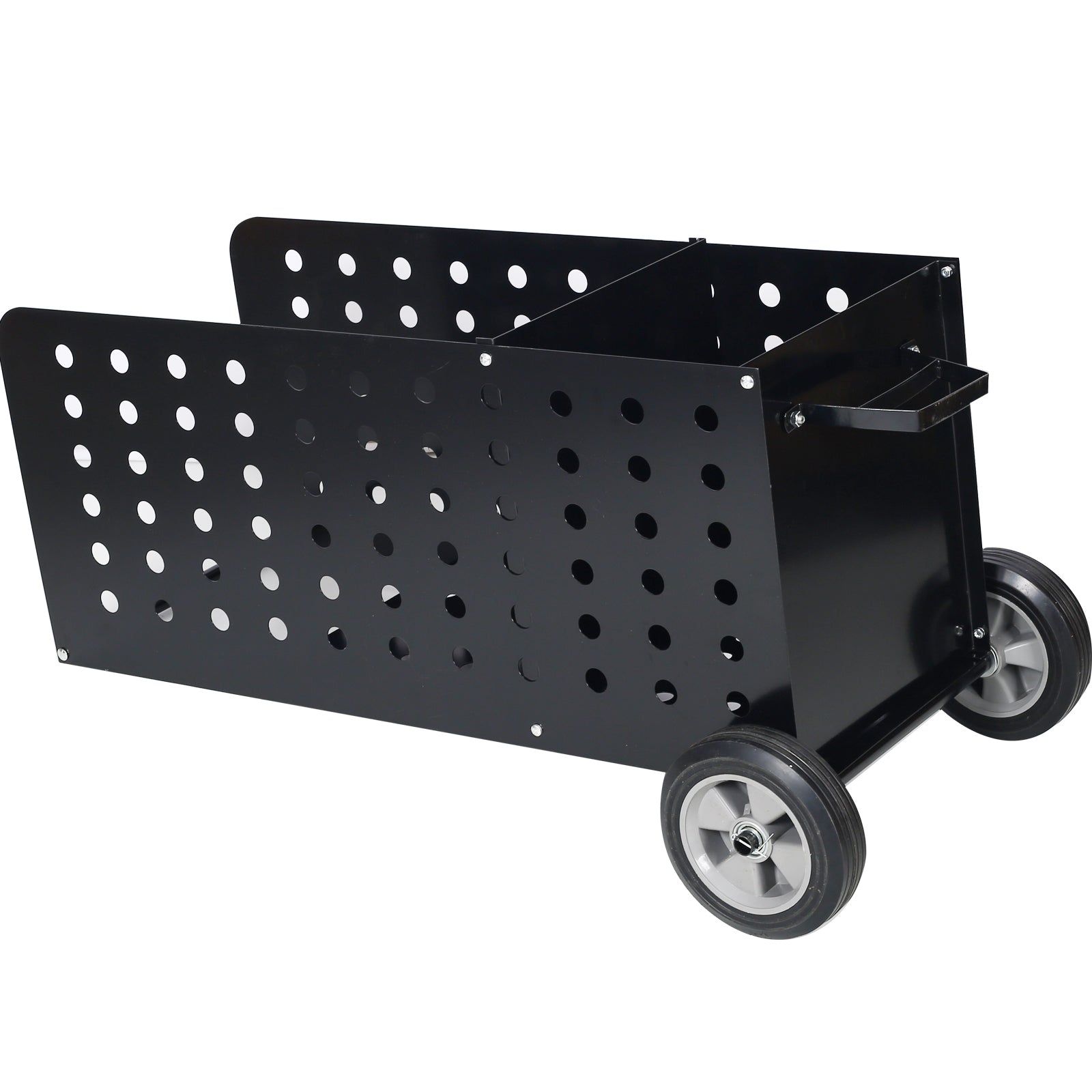 Firewood Cart,fireplace log rolling cart,wood rack ,heavy duty in door outdoor rolling cart - Free Shipping - aurelia-clothing-8955