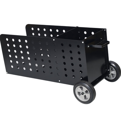 Firewood Cart,fireplace log rolling cart,wood rack ,heavy duty in door outdoor rolling cart - Free Shipping - aurelia-clothing-8955