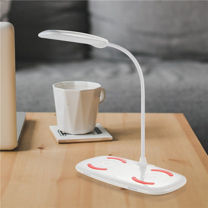Folding LED Desk Lamp Night Light Smart Folding Touch Adjust Reading Table Lamp Folding Led Lamp Charged For Mobile Phones - Free Shipping - aurelia-clothing-8955