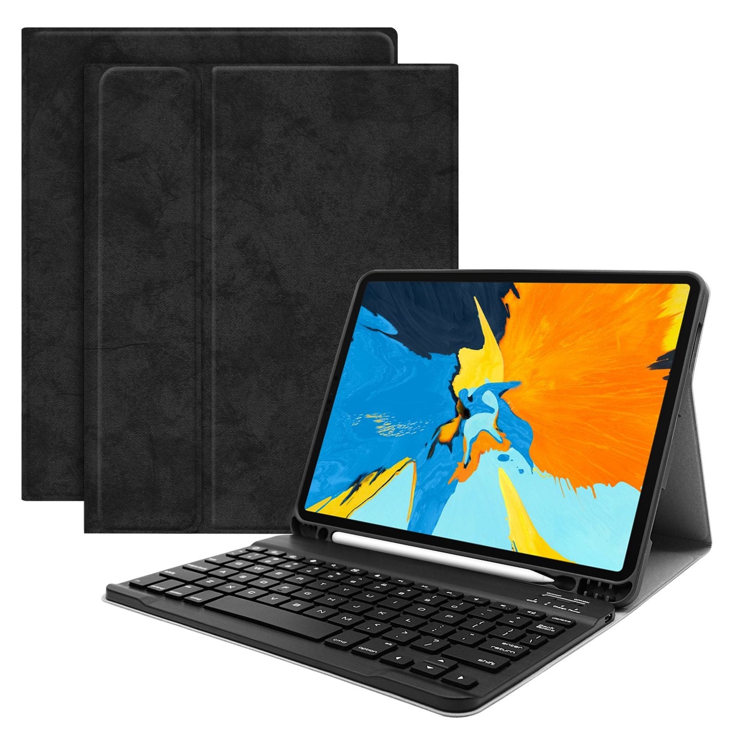 For Apple Ipad Air12 Ipad Pro 9.7Ipad 9.7(20172018)Smart Sleep Tablet Bluetooth Keyboard Case - Free Shipping - aurelia-clothing-8955