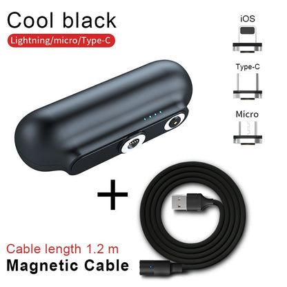 For iPhone 12 Magnetic Power Bank 2600mAh Mini Magnet Charger Power Bank For Xiaomi Emergency Portable Magnetic External Battery - Free Shipping - aurelia-clothing-8955