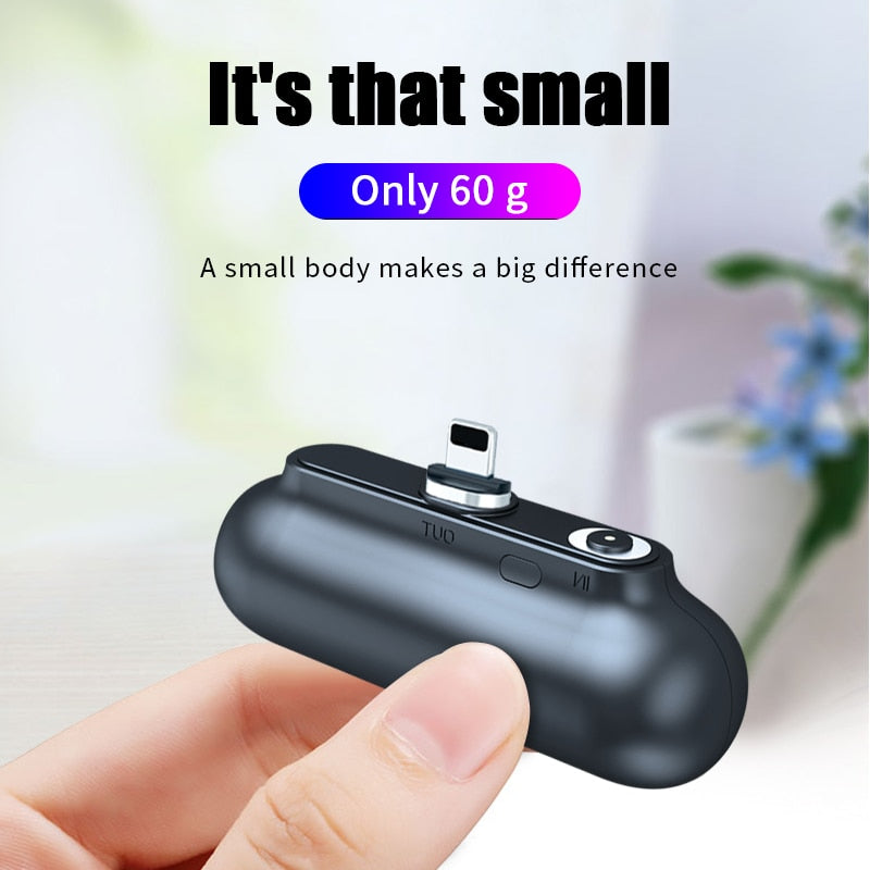 For iPhone 12 Magnetic Power Bank 2600mAh Mini Magnet Charger Power Bank For Xiaomi Emergency Portable Magnetic External Battery - Free Shipping - aurelia-clothing-8955