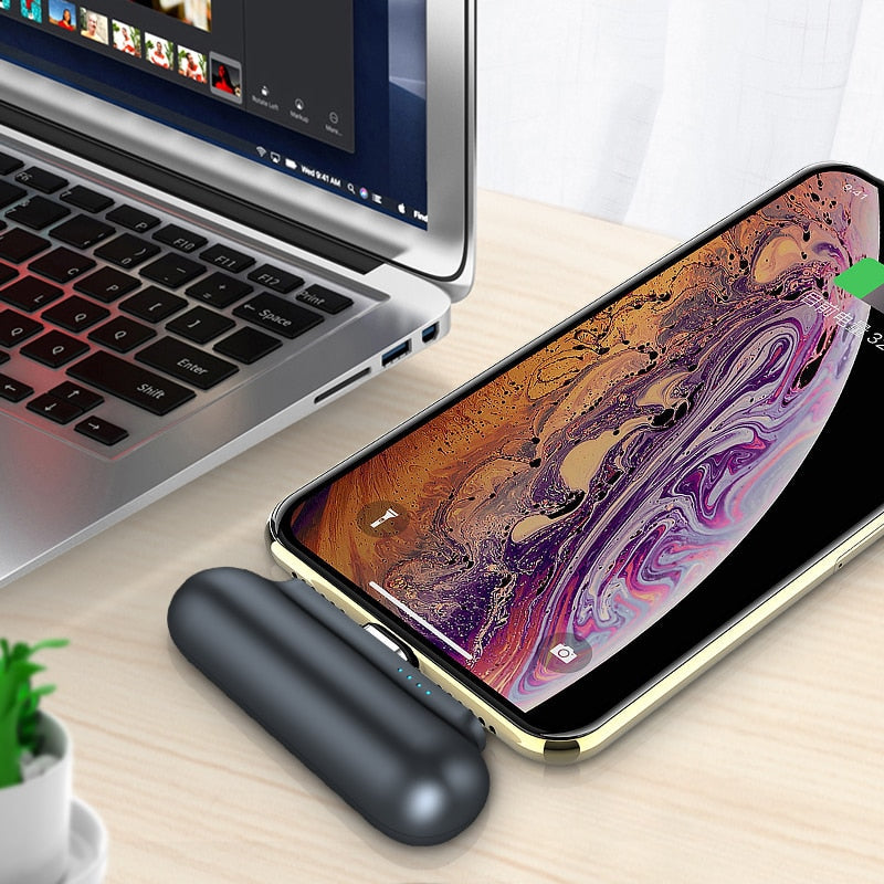 For iPhone 12 Magnetic Power Bank 2600mAh Mini Magnet Charger Power Bank For Xiaomi Emergency Portable Magnetic External Battery - Free Shipping - aurelia-clothing-8955