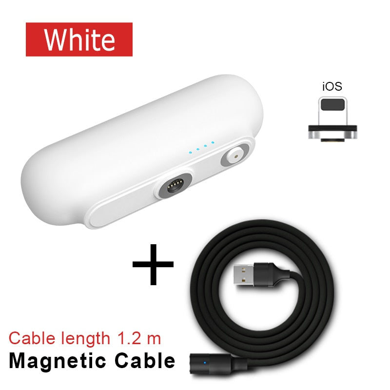 For iPhone 12 Magnetic Power Bank 2600mAh Mini Magnet Charger Power Bank For Xiaomi Emergency Portable Magnetic External Battery - Free Shipping - aurelia-clothing-8955