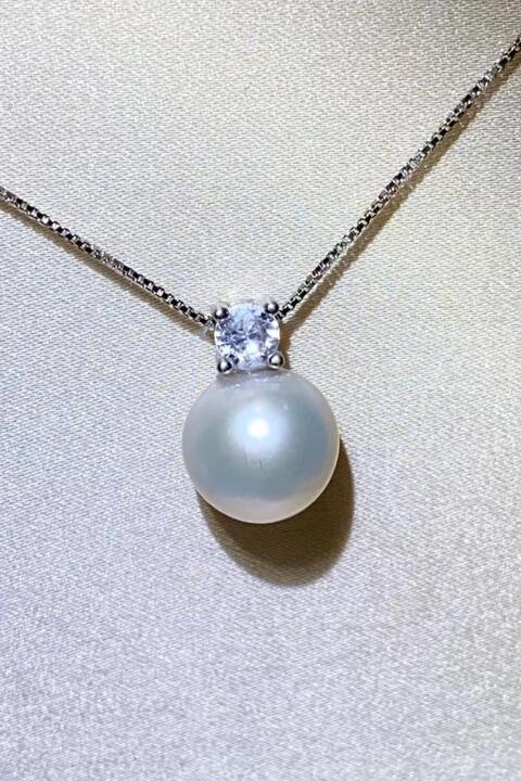 Freshwater Pearl 925 Sterling Silver Necklace - aurelia-clothing-8955