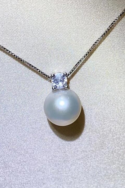 Freshwater Pearl 925 Sterling Silver Necklace - aurelia-clothing-8955