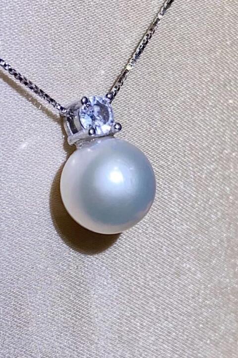 Freshwater Pearl 925 Sterling Silver Necklace - aurelia-clothing-8955