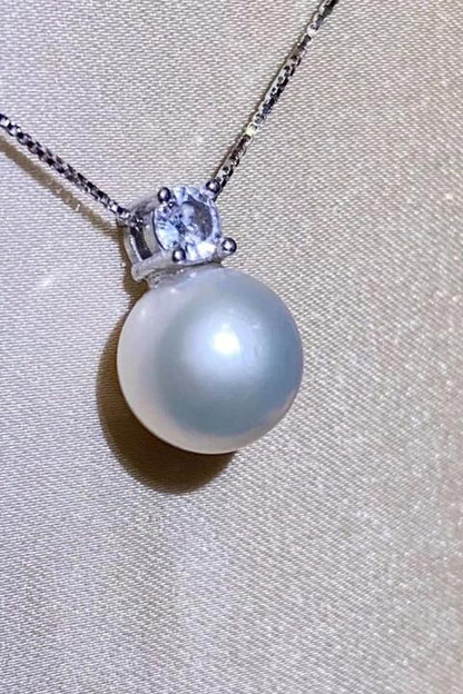 Freshwater Pearl 925 Sterling Silver Necklace - aurelia-clothing-8955