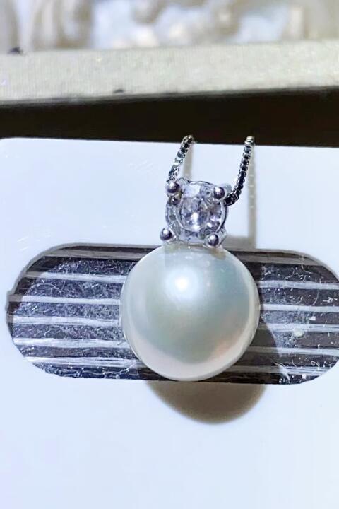 Freshwater Pearl 925 Sterling Silver Necklace - aurelia-clothing-8955
