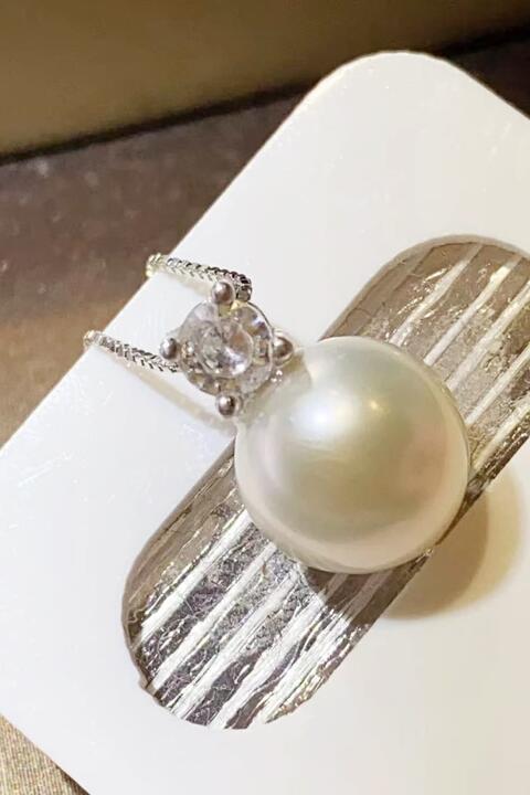 Freshwater Pearl 925 Sterling Silver Necklace - aurelia-clothing-8955