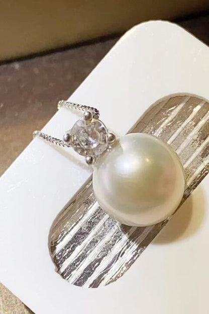 Freshwater Pearl 925 Sterling Silver Necklace - aurelia-clothing-8955