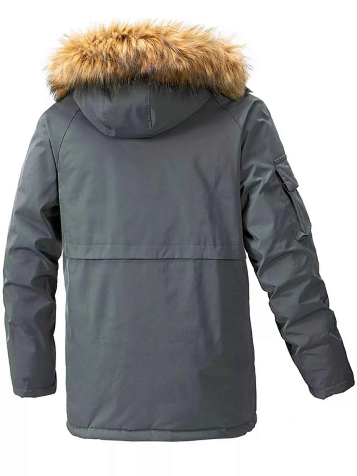Fur Hooded Winter Parka Coat-Free Shipping - aurelia-clothing-8955