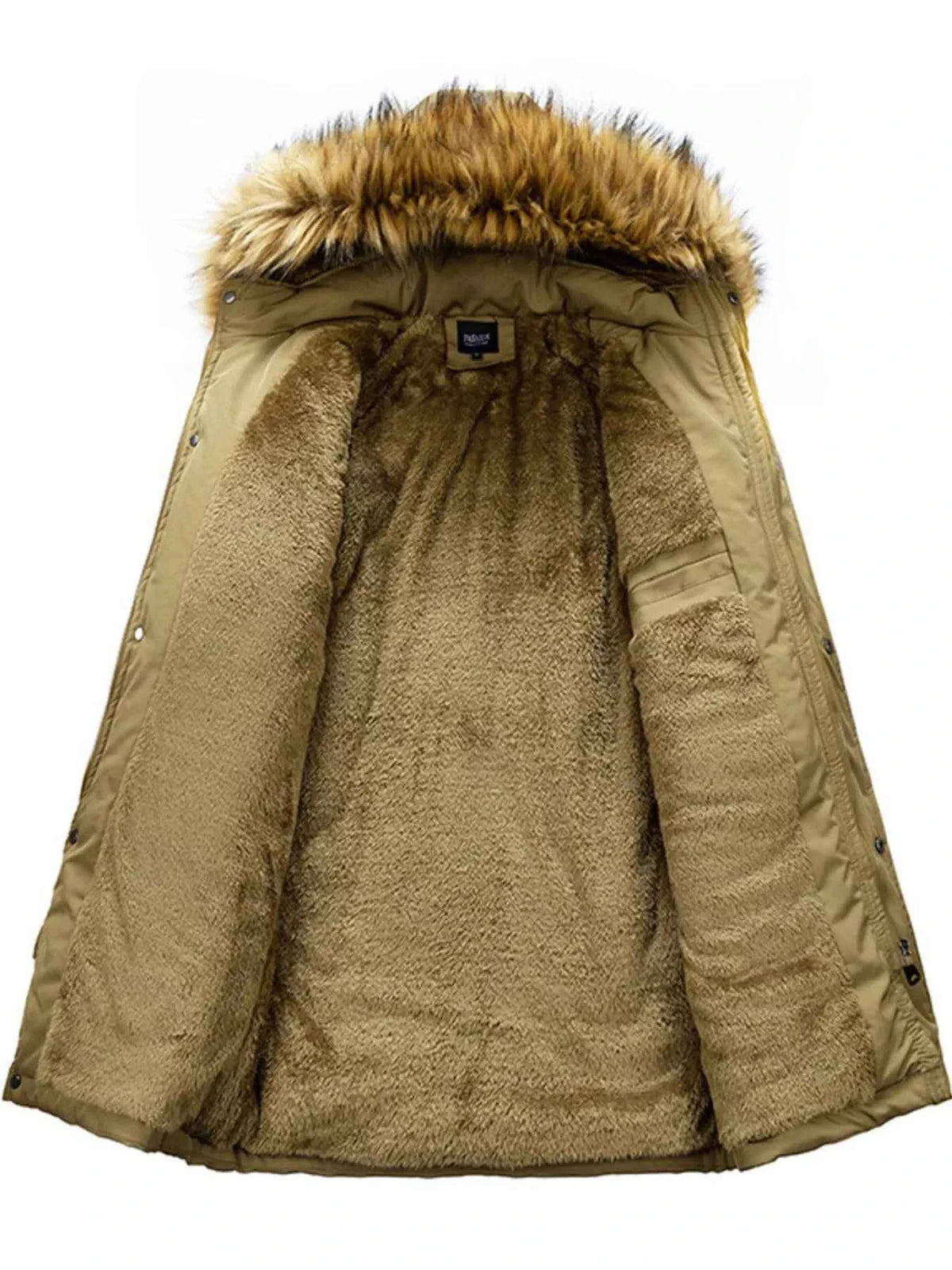 Fur Hooded Winter Parka Coat-Free Shipping - aurelia-clothing-8955