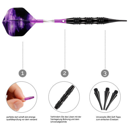 GOODARTS Knight Darts Set 3-piece electronic dart needle darts soft dart toys - Free Shipping - aurelia-clothing-8955