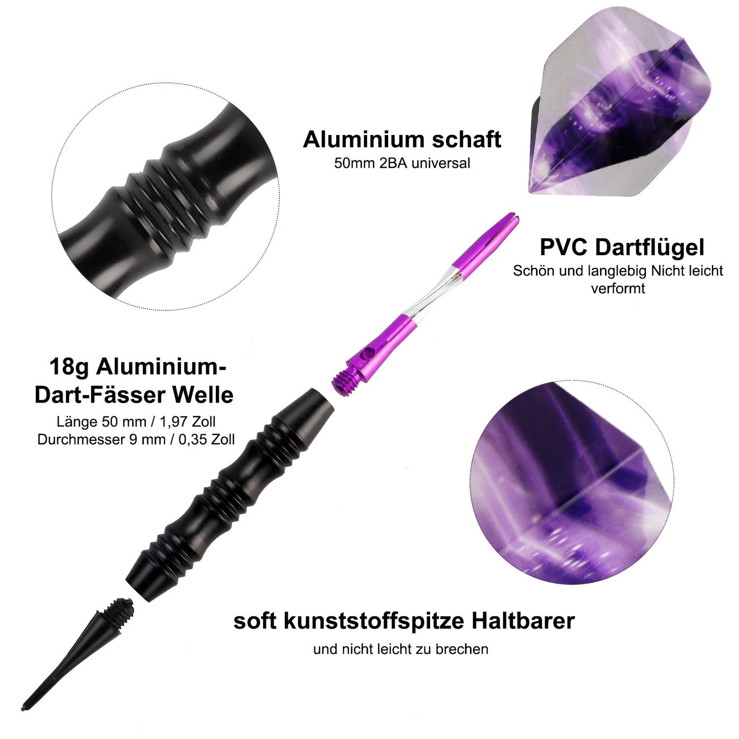 GOODARTS Knight Darts Set 3-piece electronic dart needle darts soft dart toys - Free Shipping - aurelia-clothing-8955