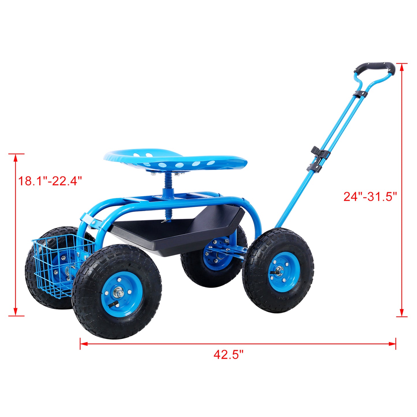 Garden Scooter Garden Cart Seat-Free Shipping - aurelia-clothing-8955