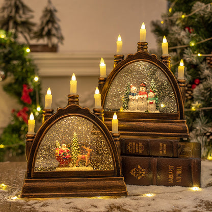 Glass Candle Light Holiday Portable Lantern - Free Shipping - aurelia-clothing-8955