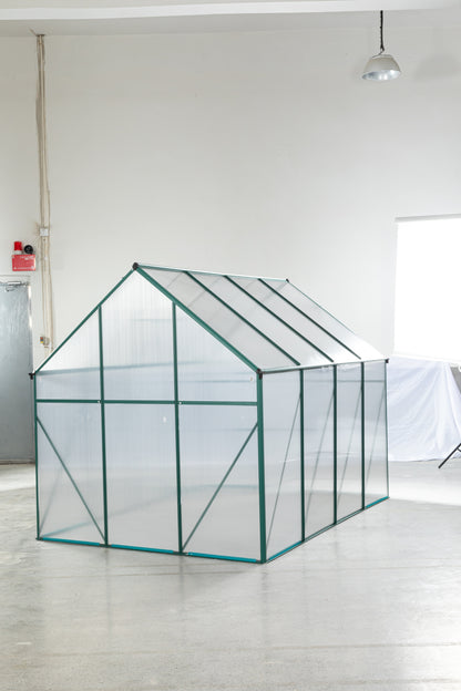 Green-6 x 8 FT Outdoor Patio Greenhouse - Free Shipping - aurelia-clothing-8955