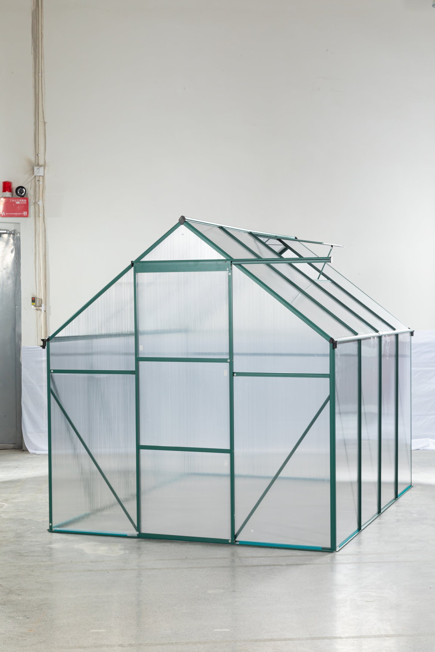 Green-6 x 8 FT Outdoor Patio Greenhouse - Free Shipping - aurelia-clothing-8955