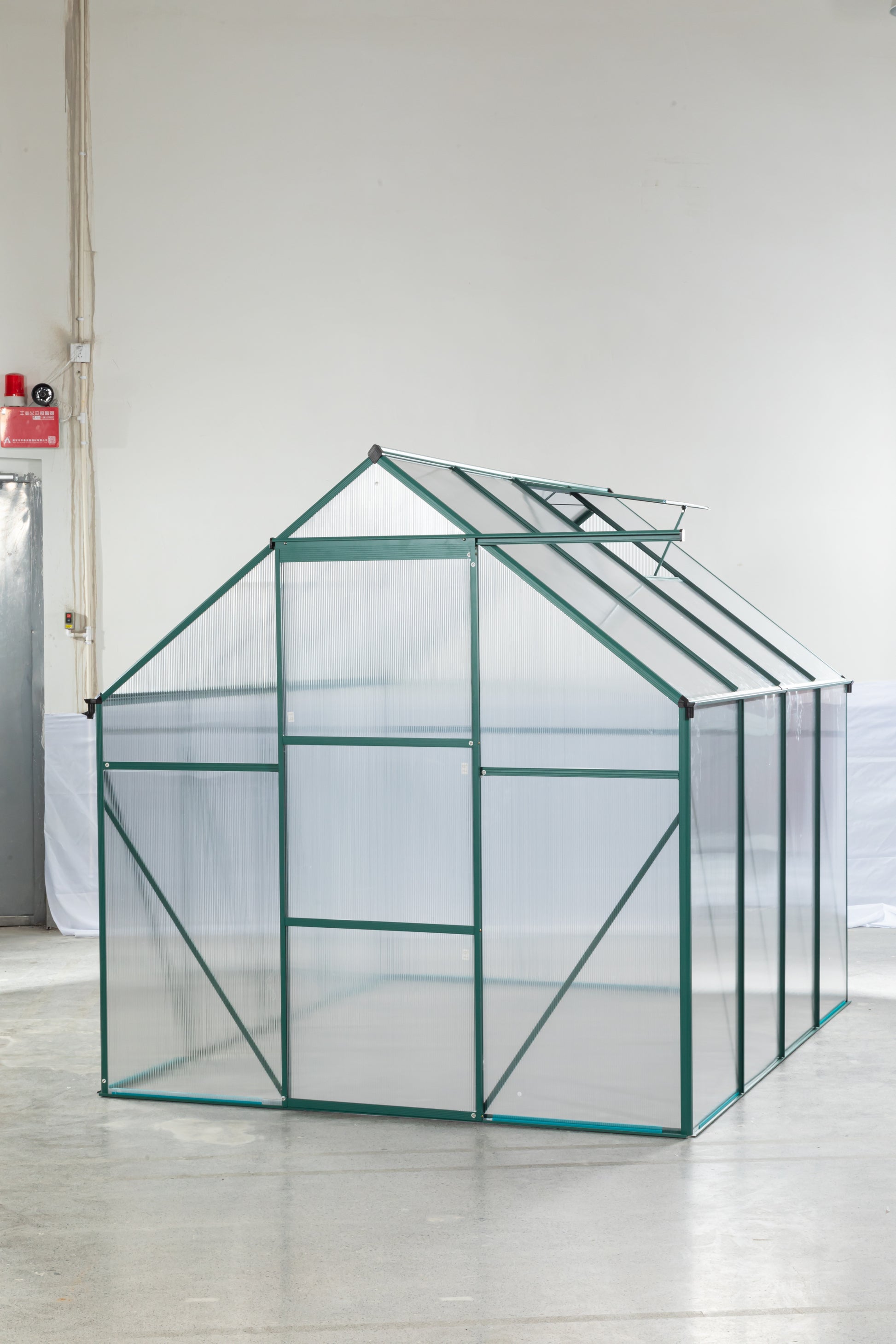 Green-6 x 8 FT Outdoor Patio Greenhouse - Free Shipping - aurelia-clothing-8955