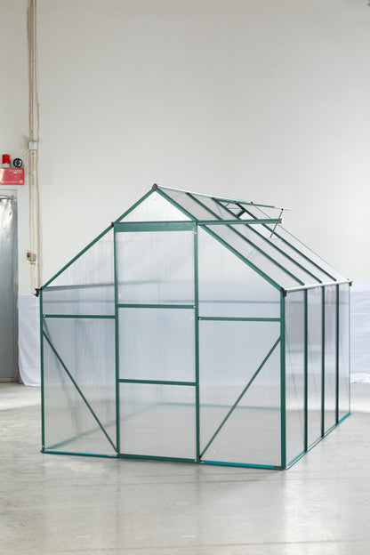 Green-6 x 8 FT Outdoor Patio Greenhouse - Free Shipping - aurelia-clothing-8955