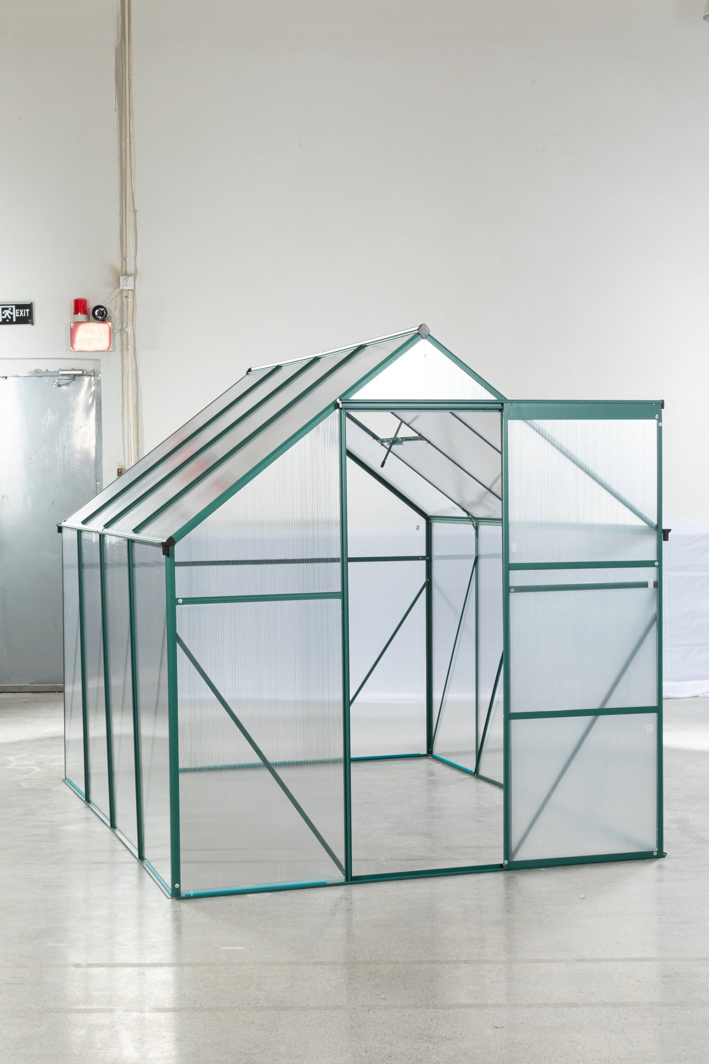 Green-6 x 8 FT Outdoor Patio Greenhouse - Free Shipping - aurelia-clothing-8955
