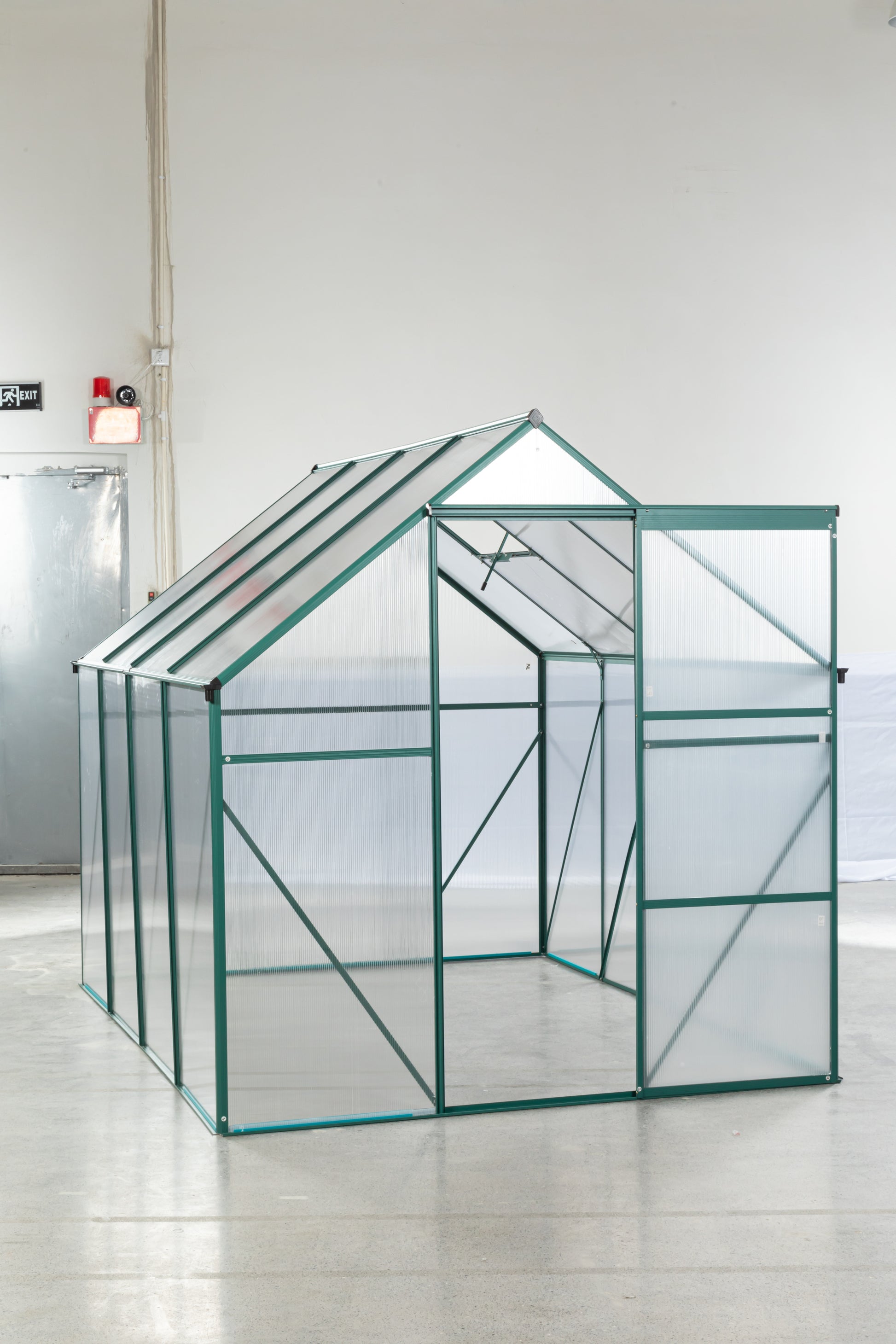 Green-6 x 8 FT Outdoor Patio Greenhouse - Free Shipping - aurelia-clothing-8955