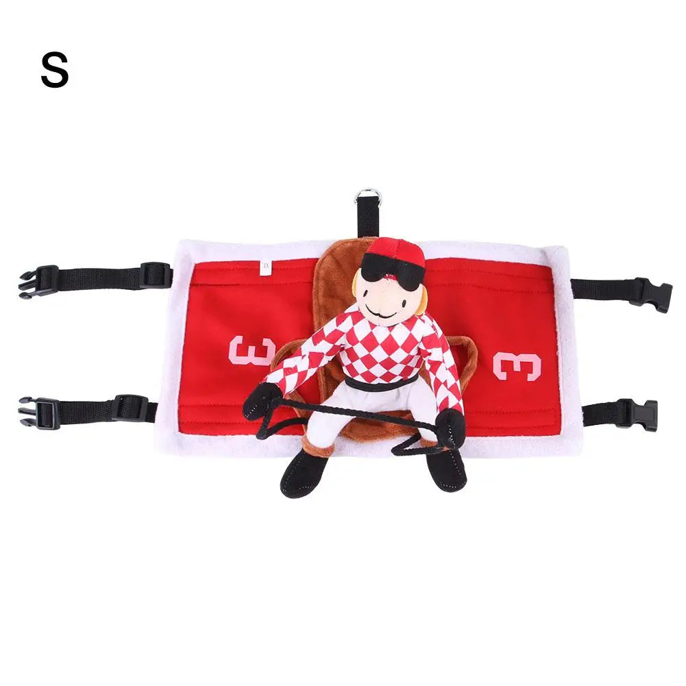 Pet Dog Santa Claus Riding Costume-Free Shipping