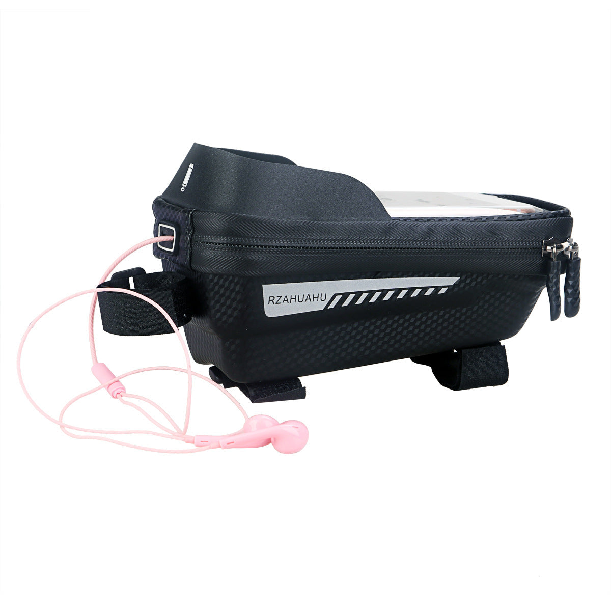 Hard Shell Bicycle Bag Front Beam Bag Mountain Bike Mobile Phone Touch Screen Upper Tube Bag Saddle Bag Riding Equipment - Free Shipping - aurelia-clothing-8955