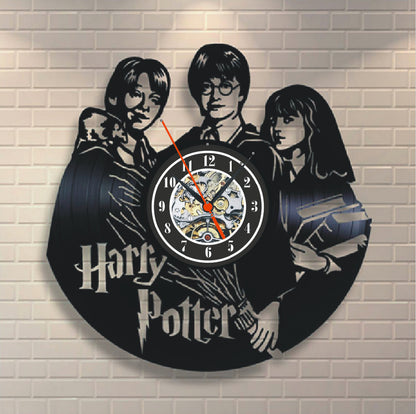 Harry Potter Vinyl Record Clock Wall Clock Vinyl Creative Skeleton Record Clock Vinyl Record Wall Clock - Free Shipping - aurelia-clothing-8955