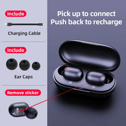 Haylou GT1 TWS Fingerprint Touch Bluetooth Earphones, HD Stereo Wireless Headphones,Noise Cancelling Gaming Headset - Free Shipping - aurelia-clothing-8955
