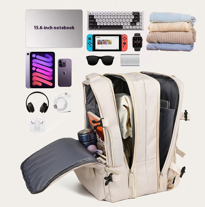 High-End Large-Capacity Design Backpack - Free Shipping - aurelia-clothing-8955