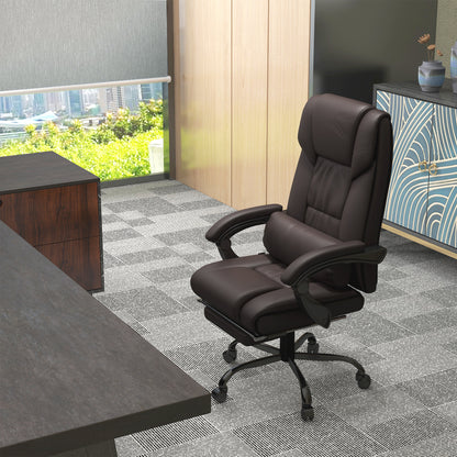 High Back Vibration Massage Office Chair with 6 Points, Hight Adjustable Computer Desk Chair, Reclining Office Chair  - Free Shipping - aurelia-clothing-8955