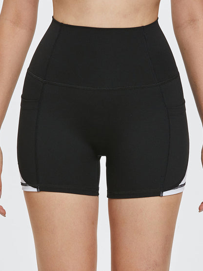 High Waist Active Shorts - Free Shipping - aurelia-clothing-8955