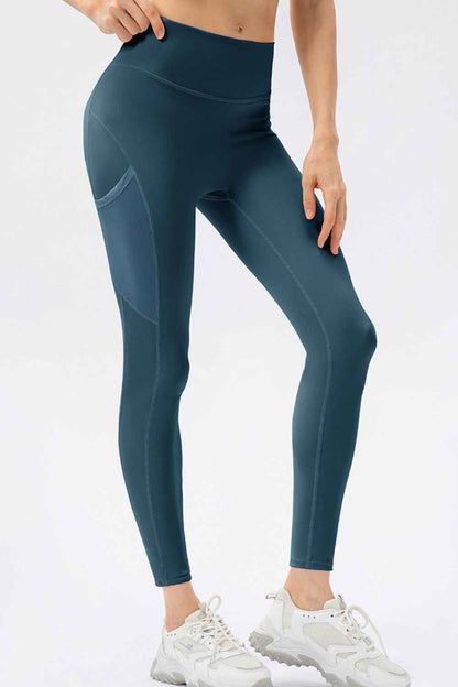 High Waist Slim Fit Long Sports Pants - aurelia-clothing-8955