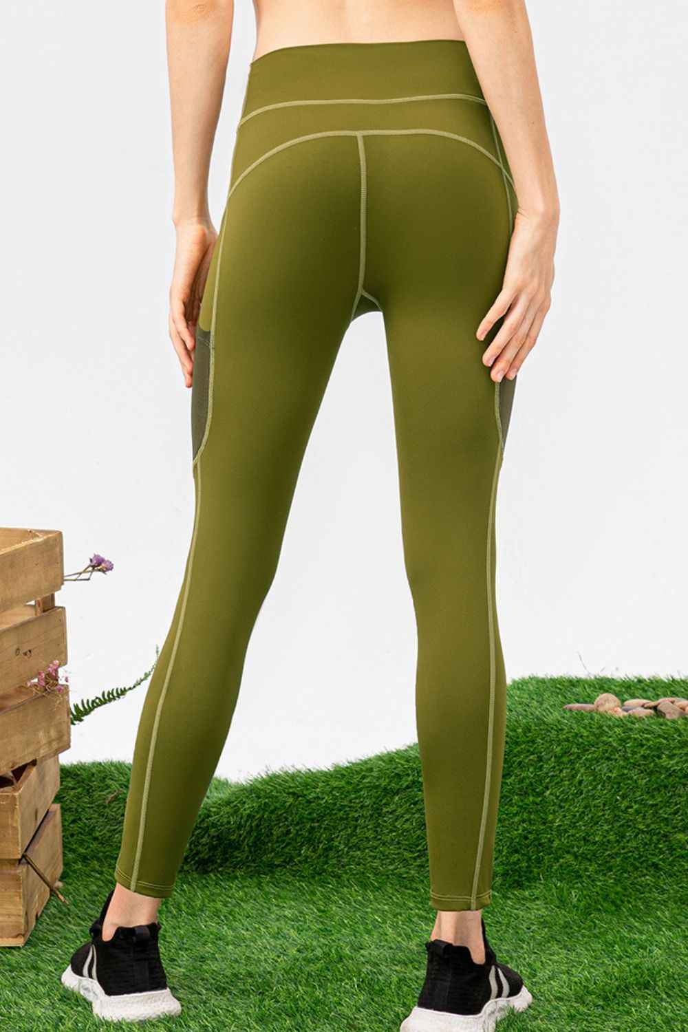 High Waist Slim Fit Long Sports Pants - aurelia-clothing-8955
