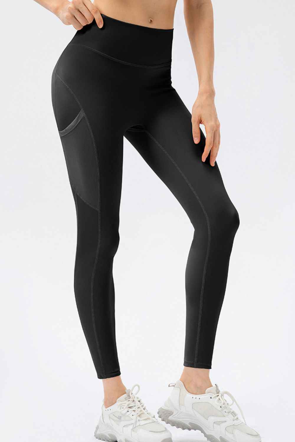 High Waist Slim Fit Long Sports Pants - aurelia-clothing-8955