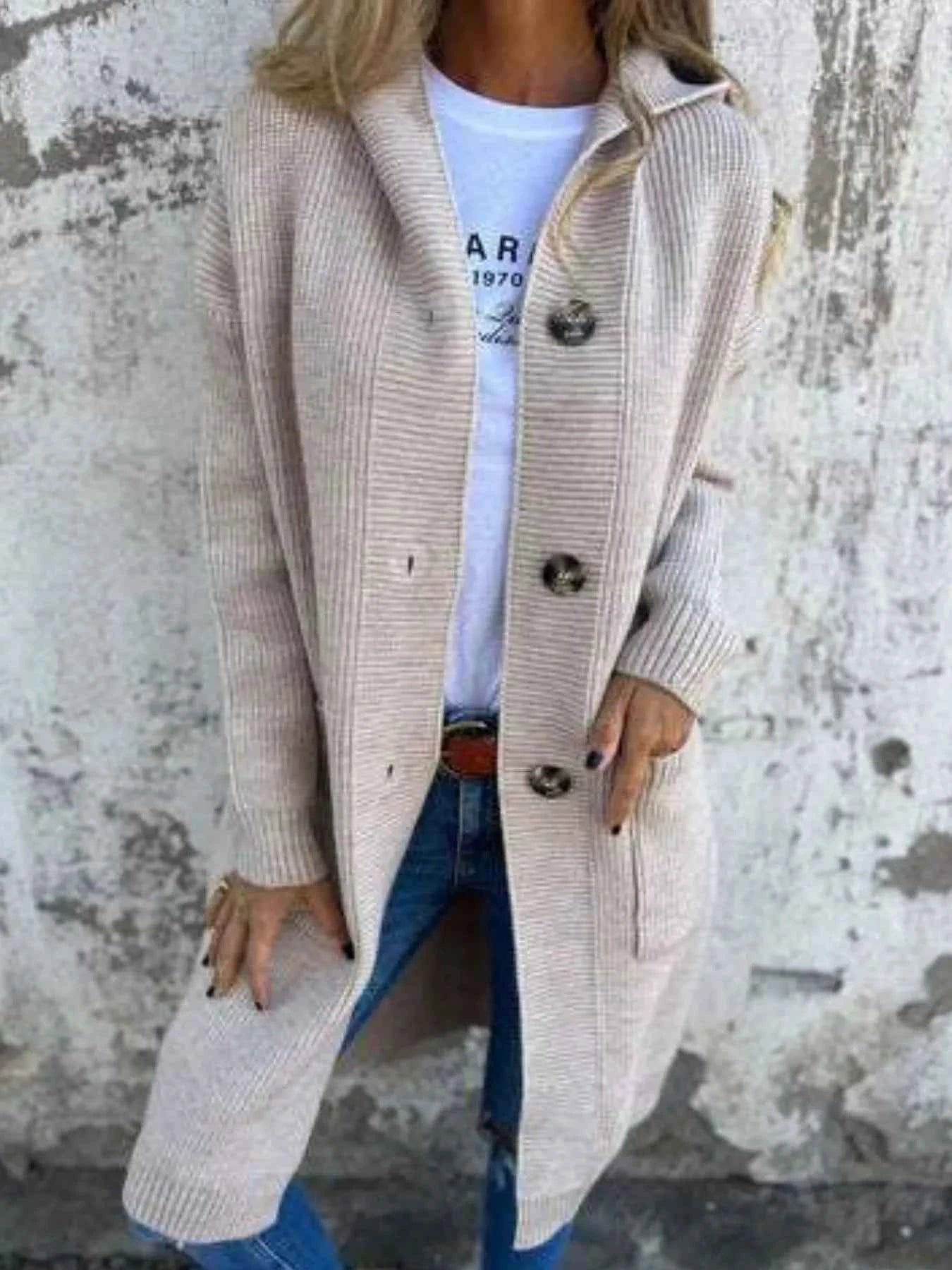 Hooded Cardigan Plus Size-Free Shipping - aurelia-clothing-8955