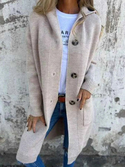 Hooded Cardigan Plus Size-Free Shipping - aurelia-clothing-8955