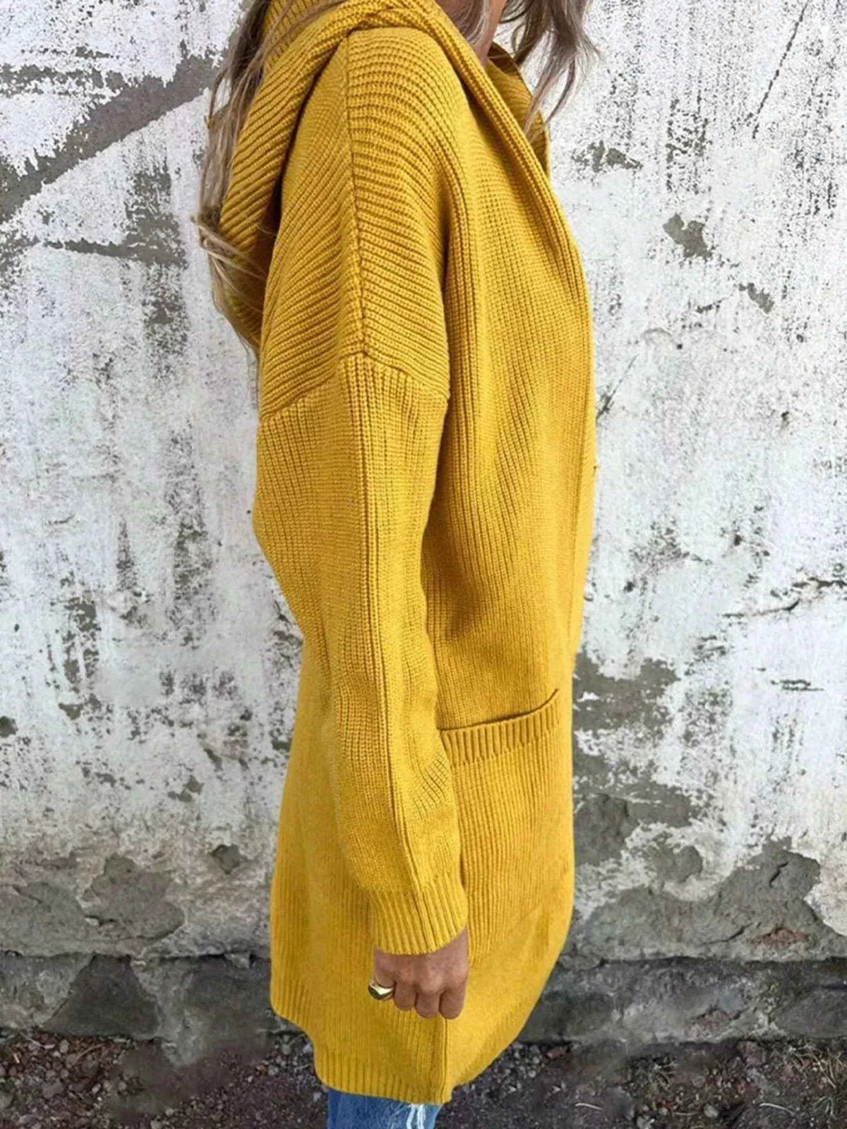 Hooded Cardigan Plus Size-Free Shipping - aurelia-clothing-8955