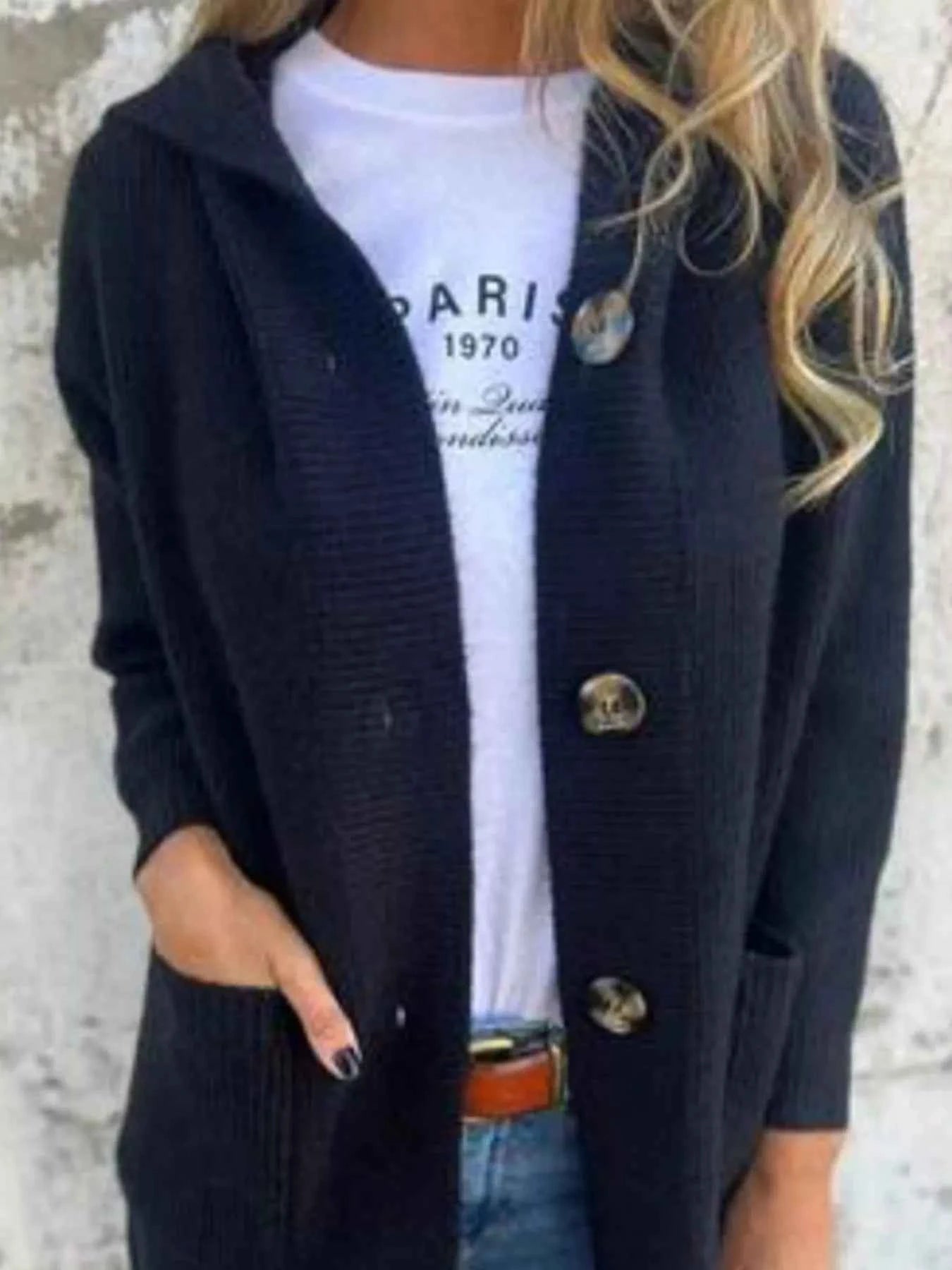 Hooded Cardigan Plus Size-Free Shipping - aurelia-clothing-8955