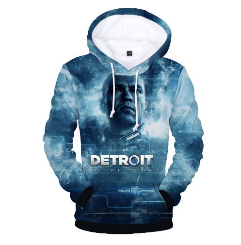Hot Detroit Become Human 3D Print Hoodies for Men women - Free Shipping - aurelia-clothing-8955