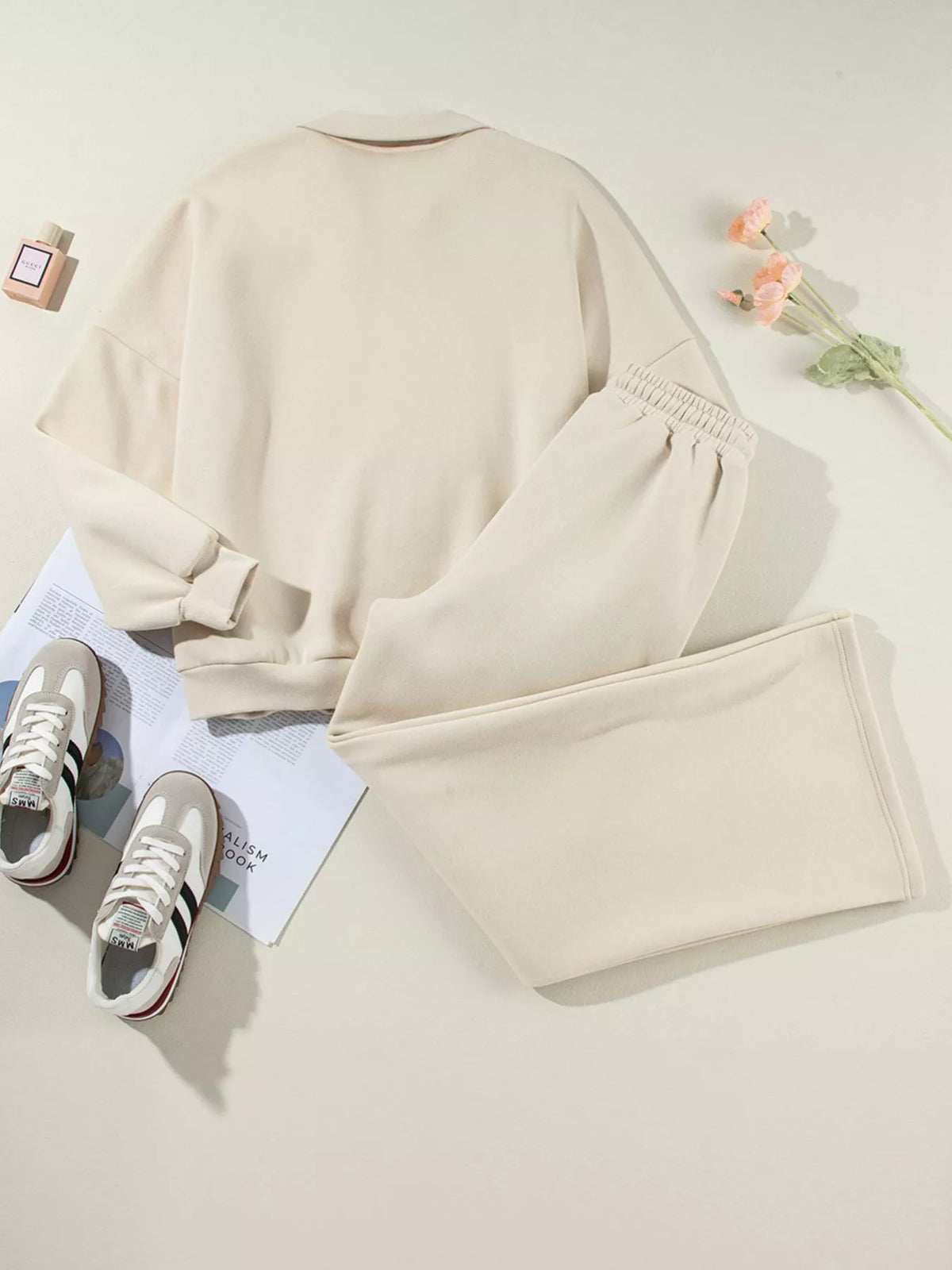 Jacket and Drawstring Pants Active-Free Shipping - aurelia-clothing-8955