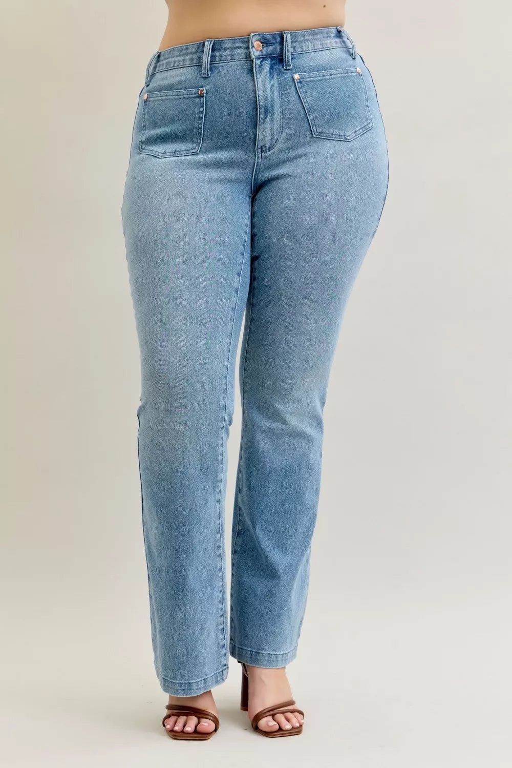 Judy Blue Full Size Mid Rise Bootcut-Free Shipping - aurelia-clothing-8955