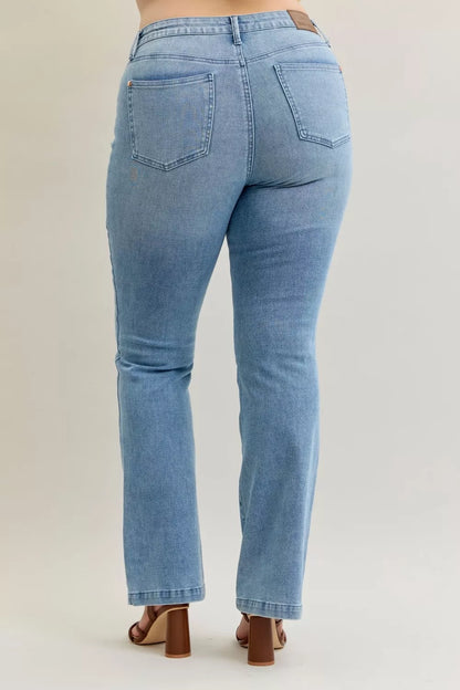 Judy Blue Full Size Mid Rise Bootcut-Free Shipping - aurelia-clothing-8955
