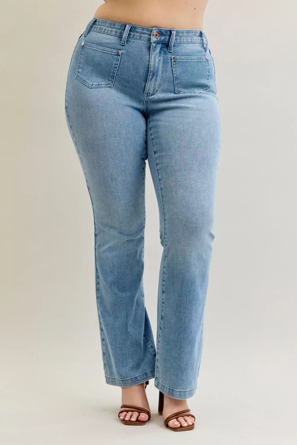 Judy Blue Full Size Mid Rise Bootcut-Free Shipping - aurelia-clothing-8955