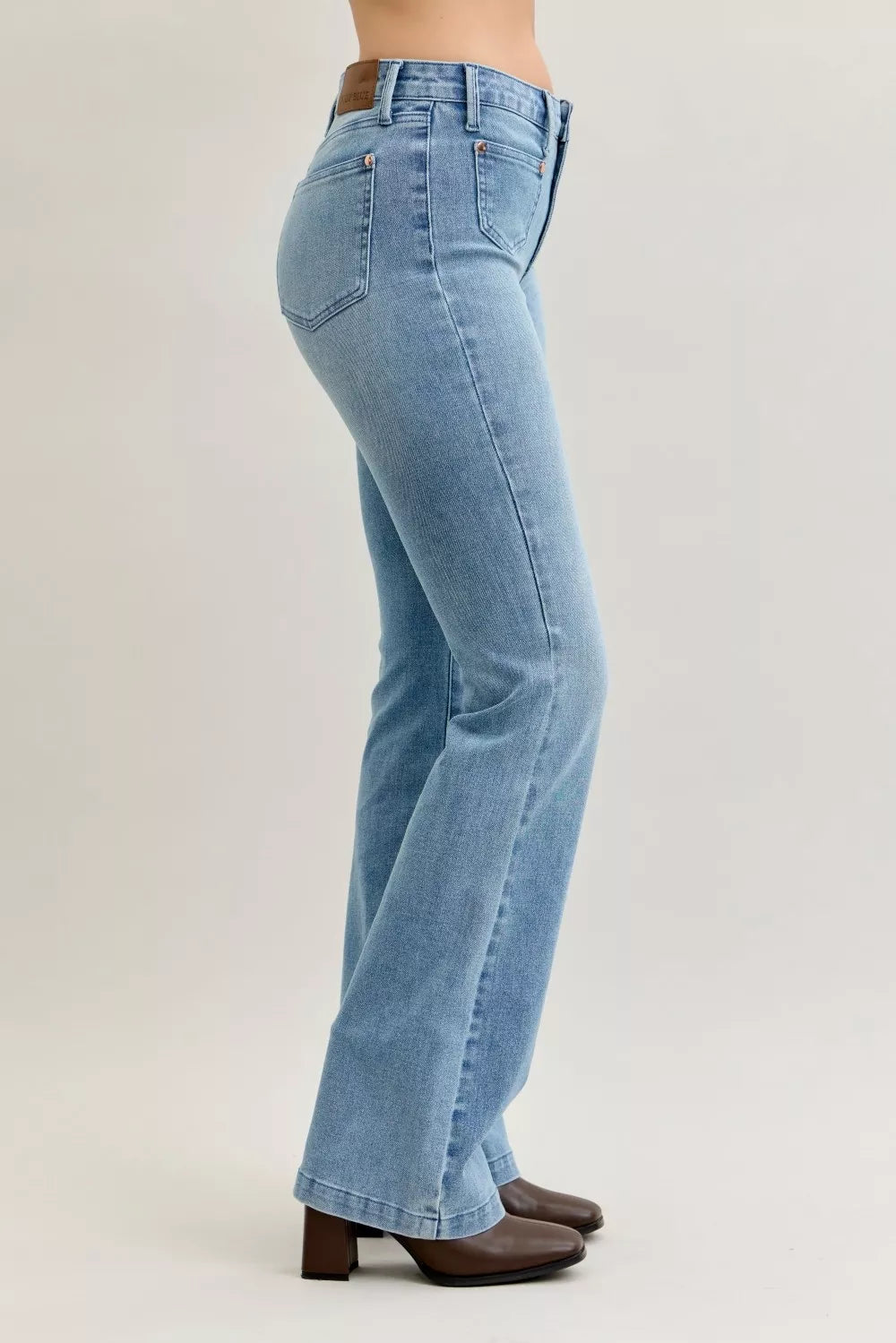 Judy Blue Full Size Mid Rise Bootcut-Free Shipping - aurelia-clothing-8955