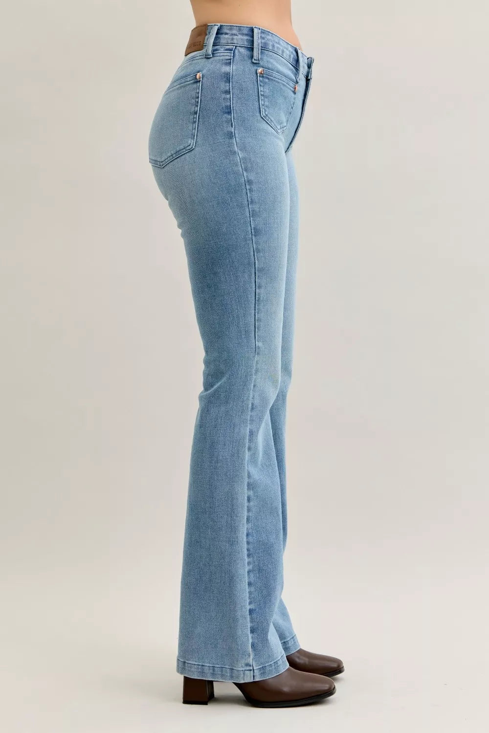 Judy Blue Full Size Mid Rise Bootcut-Free Shipping - aurelia-clothing-8955